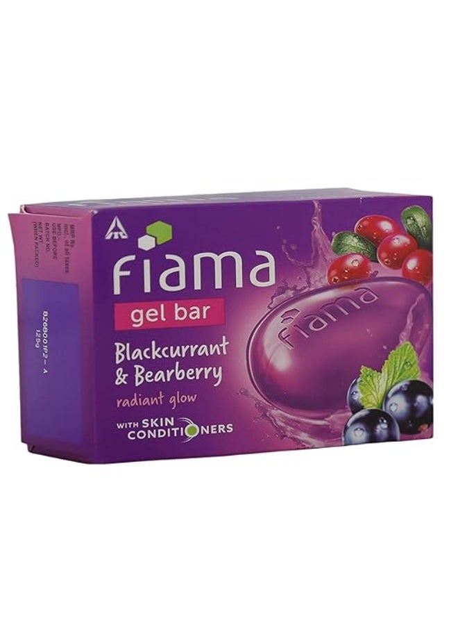 Fiama  Gel Bar, Blackcurrant & Bearberry, 115g - Image 3